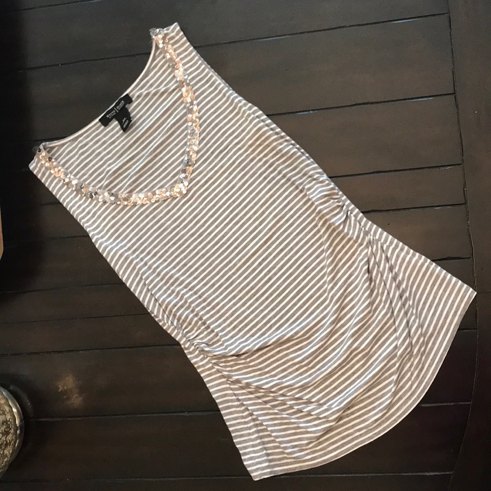 White House Black Market sequin tank top